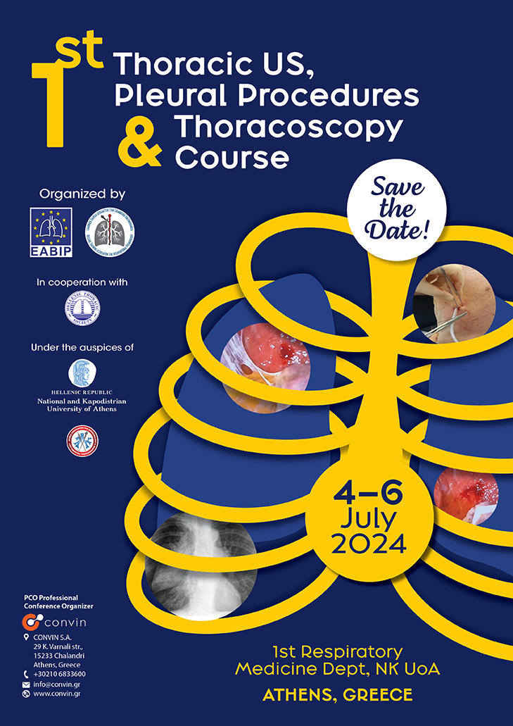 1st Thoracic US, Pleural Procedures and Thoracoscopy Course